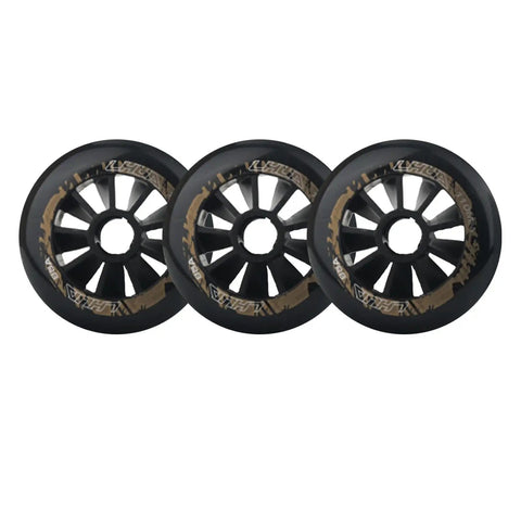 Inline Skate Wheels Replacement 3 Or 4 Pack 85A Built Tough Inline Roller Skate Wheels for Indoor Outdoor Use Smooth Ride