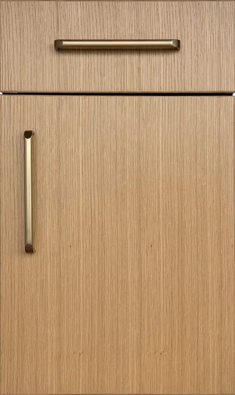 Cabinet door with White Oak Rift Wood Veneer Sheet 24x48 Peel And Stick A Grade Veneer Face Ready To Stain Quick Apply 3M Self Adhesive Oak Veneer.