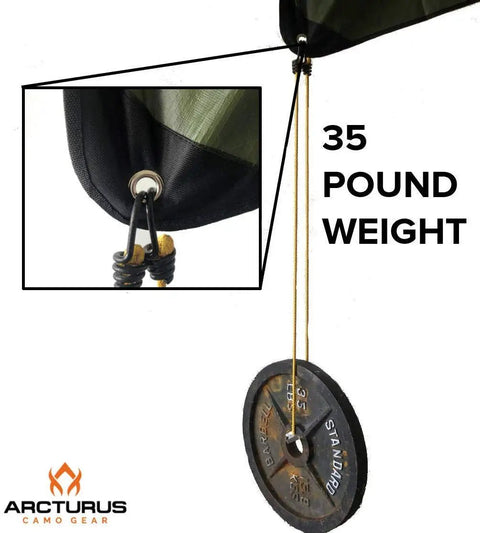 Insulated Tarp Survival Blanket For Camping And Emergency Prep Reusable Heavy Duty Thermal Shield corner with grommet and weight