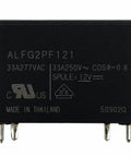 Heavy Duty 12V DC Coil Power Relay 33A SPST NO Four Pin Through Hole PCB Mount with clear labeling and secure pins.