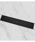 60 Cm Heavy Duty Square Invisible Floor Drain For Bathrooms And Showers Gravity Self Closing Stopper on marble floor.