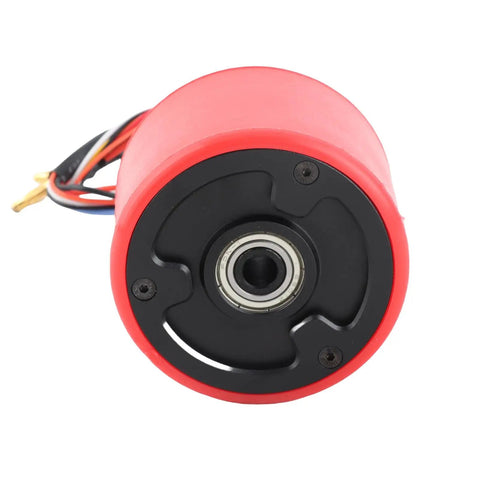 Red 70mm 150W Brushless Hub Motor Wheel with Hall Sensor for Longboard Electric Skateboard, waterproof and dustproof design