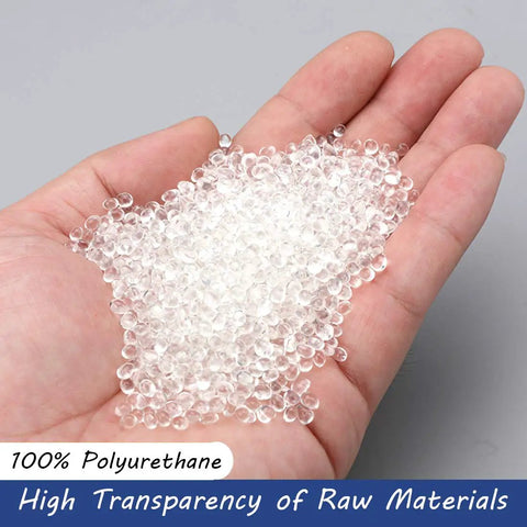 Clear 100% polyurethane granules for Yellow PU Pneumatic Tubing 5 32nd OD Air Compressor Hose material