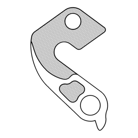 Hanger 65 Replacement For Bikes With Precise Rear Dropout Alignment, Includes M8 Long Chainring Bolt Mounting Hardware
