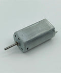 Mini 050 DC Motor 15mm Micro Electric Motor With Precious Metal Brush Runs On 3V 5V 6V Or 9V Great For Budget Friendly Tiny Robotics And RC Projects Smooth Performance One Piece. Silver finish with visible shaft.