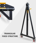 Heavy Duty Portable Gantry Crane 2 Ton 4400 Lb Load Capacity Adjustable Lift Rig Ranging From 97 To 141 Inches Tall fixed structure with wheels.