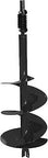 Beefy Earth Auger Spiral Drill Bit For Post Hole Digger 36 Inch Overall Length Fits Universal Seven Eighths Inch Drive Shaft Works With 12 Inch Twist Bits Heavy Duty Steel Construction For Hard Ground