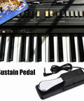 Dope Universal Sustain Pedal For Digital Pianos And MIDI Keyboards One Quarter Inch Jack Foot Pedal Mat adjacent to keyboard