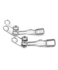 Replacement SmartHitch Torsion Spring Kit For Boss Snow Plow MSC05076 set of 2, silver metal spring components, easy install.