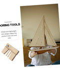 Model ship shown with Wooden Mooring Tool Set Eye Kit For Model Rigging Supplies DIY Sailing Model Enthusiasts Handy Mini Fixed Tool.
