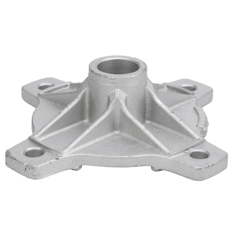 Badass Rear Axle Wheel Hub With 24T Spline And 4 Stud For 125 150 200 Cc Atv Quad Bike Go Kart Silver Steel Alloy Replacement Part, side view.