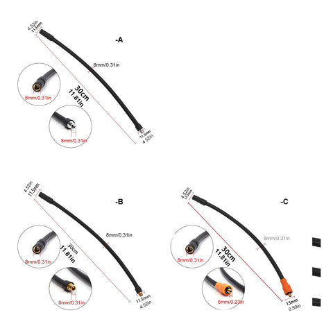 Top Shelf Universal Rotary Screw Air Pump Extension Hose For Car Trucks SUV Tires Thread Connector With Easy Twist Install Take Off Screw On Inflation Tube Tool Makes Smooth Fast Fill Up Anytime Weather Proof Durable Gear. 30cm PVC hose