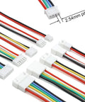 2.54mm Pitch Connector Kit Compatible With XH Series Sockets And Plugs, Includes 2 3 4 5 6 Pin Male And Female Headers