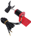 Brushless Underwater Thruster For RC Ships And Submarines, 6Kg Thrust 34Mm Motor, Sealed All Metal Body, 3 Vane Propeller