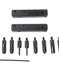 Digital Caliper Accessories for Internal External Groove Step Measurement kit with measuring heads and clamps.