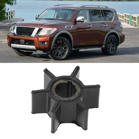Outboard Water Pump Impeller Replacement For 6HP 8HP 9.8HP Engines, close-up of durable ABS cooling component design