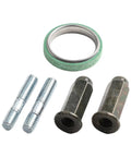 Exhaust Flange Bolt Kit for Gy6 Scooters and Engines 50CC 125CC 150CC Heavy Duty Anti Rust Hardware Fastener Set With Durable Iron Construction And Sealing Gaskets For Leak Free Exhaust Connections, bolts and gasket set