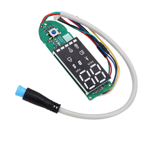 Bluetooth Dashboard Replacement For MI3 Electric Scooter Circuit Board With LED Clear Digital Display Data Panel Plug