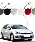 Front Bumper Tow Hook Cover For VW Golf VII MK7 2013 2014 2015 2016 2017 Right Passenger Side White Direct Replacement