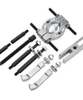 Killer Heavy Duty Bearing Puller Kit 9 Piece Set With Case For Auto Wheel Bearings Separator Extractor Tool For Mechanics And DIY Crews Fixing Cars Made From Premium Steel Build Very Solid For Garage Use, 9-piece steel bearing puller set