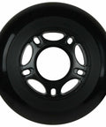One of Eight Inline Skate Wheels 80mm 89A Outdoor Black for Rollerblade Hockey Replacement Part New Beefy Ultra Durable Non OEM