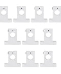 Cool 10Pcs SK16 Linear Motion Rail Support Brackets Made From Super Tough Aluminum shown in a layout, ideal for 3D printers and CNC machines.