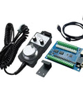5 Axis USB STB5100 Motion Controller Card With 4 Axis Remote MPG Pendant Handwheel For CNC Engraving Kit with cables