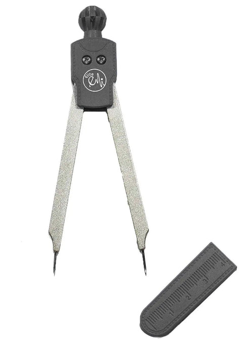 Must Have EKG Caliper And Ruler Set For Precise Tracing Measurements In Medical Care, Hardened Steel Calipers And Durable Ruler