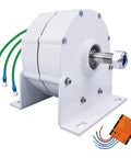 Low RPM 10000W To 12000W Gearless 3 Phase Permanent Magnet Generator For Water And Wind Turbines AC Alternator With Controller