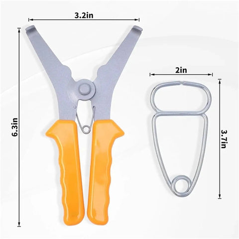 Must Have 13 Piece Miter Spring Pliers Kit With Clamp Combo For Woodworking Pros. Perfect Tools To Grip, Hold And Craft Like A Boss On Any DIY Project Today. 6.3in plier and 2in clamp