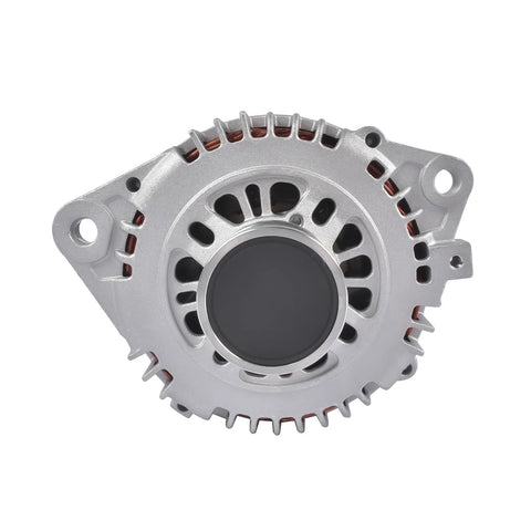 Front view of 110 Amp Alternator Replacement For Nissan Rogue 2008-2012 And X-Trail 2005-2006 2.5L L4 Beefed-Up Reliability, OEM-Grade Quality