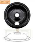 Porcelain Drip Pan Set With 6 Inch And 8 Inch Pans And MP15YA 6 Inch Burner Element And MP21YA 8 Inch Burner Unit For Frigidaire Kenmore