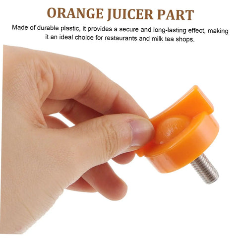 Tightening Screw For Orange Juicer Replacement Parts For Electric Juicer Machine Sturdy Plastic Peeler Screw Essential Kitchen Accessory For Daily Use No Fuss Juicing And A Secure Fit in hand.