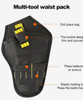Heavy Duty Drill Holster For Impact Driver And Drill Bits Tool Bag With Multi Pocket Organizer Drill Pouch Fits Most Drills No Belt Required