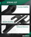 1-3 Inch Lift Kit Rear Shackles With Torsion Keys For Chevy S10 1982-2004 features precision stability and smooth handling