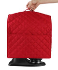Heavy Duty Stand Mixer Cover for Tilt Head and Bowl Lift Models, Waterproof Interior, Red with 3 Accessory Pockets, Easy Clean