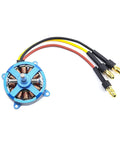 LE2204 1800KV Brushless Motor for RC Plane 2 to 3S LiPo with 31.5mm Bolt Pattern and 3.5mm Banana Plug Adapters