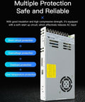 350W Power Supply Upgrade For Ender-3 V3 SE And V2 Neo S1 Pro S1 Plus K1 CR-10 SE Aluminum case with protection features