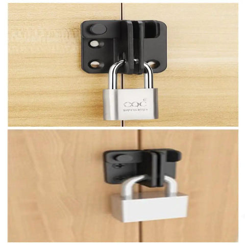 2 Pack Heavy Duty Stainless Steel Flip Latches Lockable Bolt Latch For Pet Gate Cabinets Furniture Wardrobe And Windows Left Open