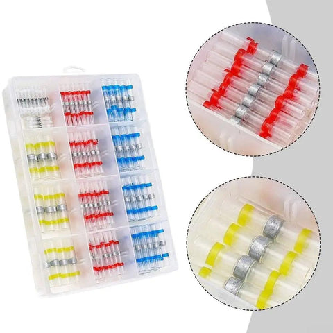 Check Out This Banger 300Pc Heat Shrink Butt Connectors Kit With Waterproof Sealed Terminals For Rock Solid Electrical Connections And Easy Wiring Repairs All Over The Auto Or Outdoor Gear. 300pc sealed terminals in organizer case