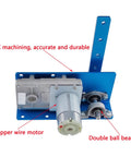 DC 24V Reciprocating Swing Motor With 90 RPM No-Load Speed, 20-120 Degree Adjustable Swing, 12 Kgf Cm Torque pictured with CNC parts