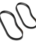 Top Tier Badass Engineered Rubber Drill Press Drive Belt Set Of Two Ribbed Poly V Replacement Belt Fits Precision Laser Drill Presses - close-up view