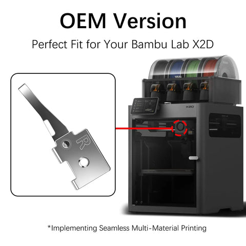 Legit Right Filament Cutter Assembly Oem Replacement Part For X2d Printer Delivers Sweet Multi Color Swapping And Zero Jam Headaches Ups Your 3d Printing Game With Factory Precision That Just Clicks Every Single Time