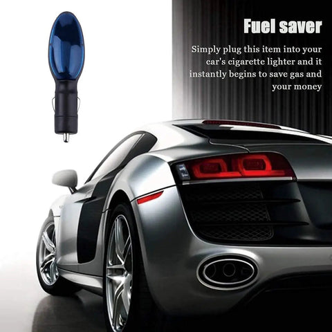 Gas Saver For Cars And Trucks Plug And Play Portable Fuel Saver Device Boosts Mileage Ten To Thirty Percent Improves Engine Start Power And Efficiency Easy Install Black Compact Design Pack Of Two next to a luxury car.