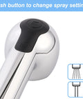 Pull Out Sink Sprayer Head Replacement With Two Spray Modes For Kitchen Faucets Fits G One Half Inch Or Thirteen Sixteenth Inch Thread