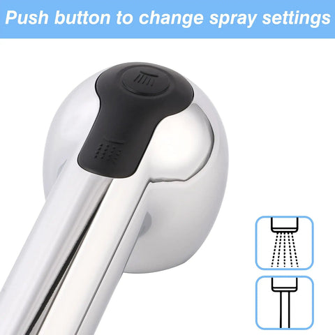 Pull Out Sink Sprayer Head Replacement With Two Spray Modes For Kitchen Faucets Fits G One Half Inch Or Thirteen Sixteenth Inch Thread