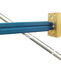 Gen II Aluminum And Magnesium Short And Standard Trans Shifter For Gen II Transmissions, blue and gold components