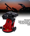 Equatorial Wedge For Telescopes Premium Aluminum Latitude Base With 0 To 90 Degree Tilt Sturdy Red Observatory Mount