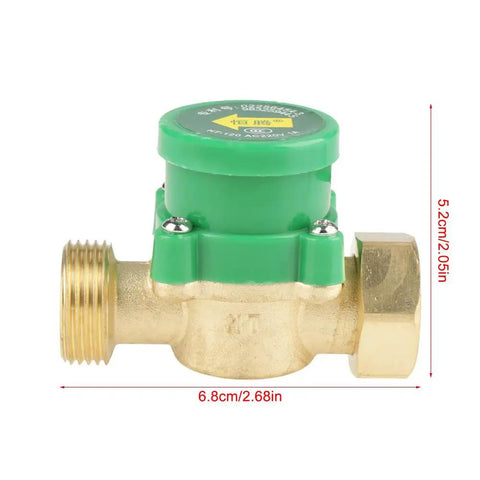 Flow Sensor Switch for Water Pump With G3/4 Inch Thread AC 220V 1A Low Water Pressure Use Perfect for Water Heaters Solar Hot Water Circulation