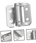 Heavy duty quiet close cabinet hinge with damping, ideal for metal and wood doors, offering easy installation and high load capacity.